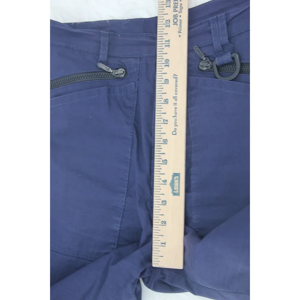 VTG ROHAN Shorts Mens 30 Airlight Navy Blue Canvas Cargo Hiking Fishing Gorpcore